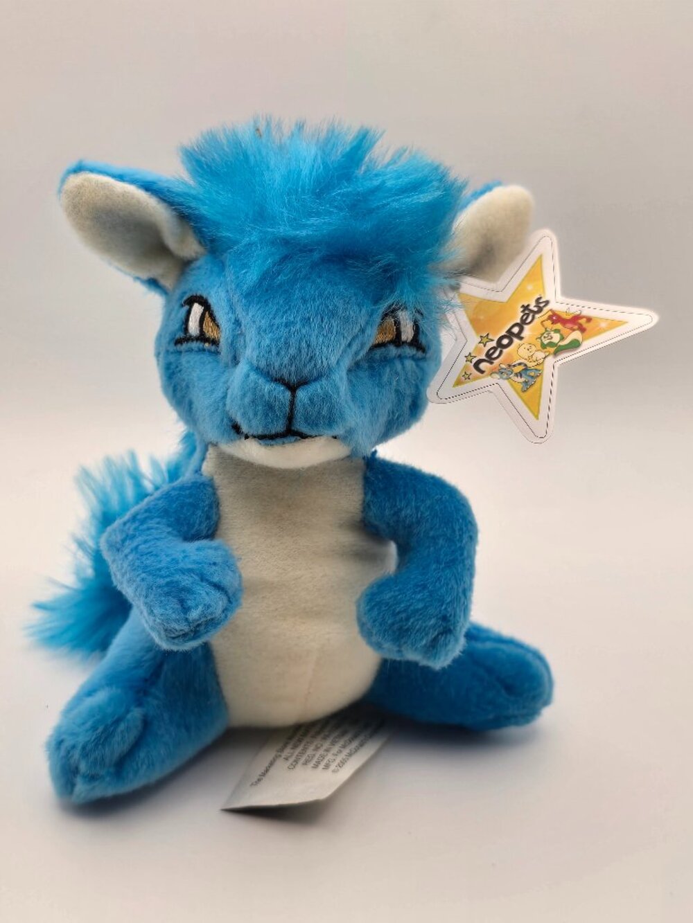 McDonald’s Neopets Blue Kyrii plushie, excellent condition with tags.